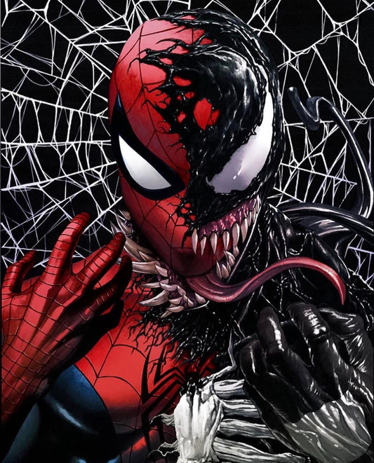 Spiderman Venom Artwork Print Poster