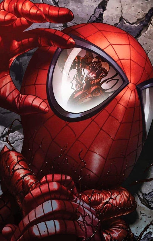 Spiderman Vs Carnage Comic Art Print Poster