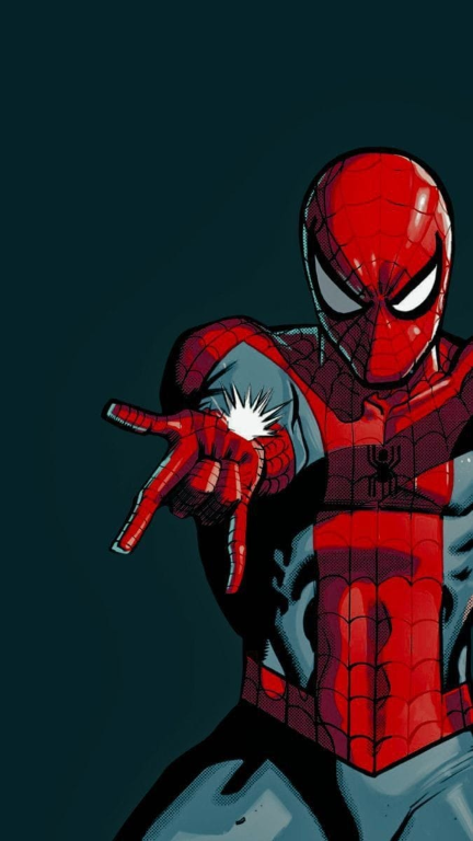 Spiderman Swinging Action 7081 Print Poster