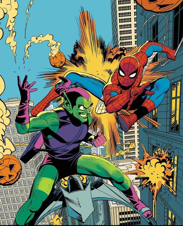 Spiderman Vs Green Goblin 1 Print Poster