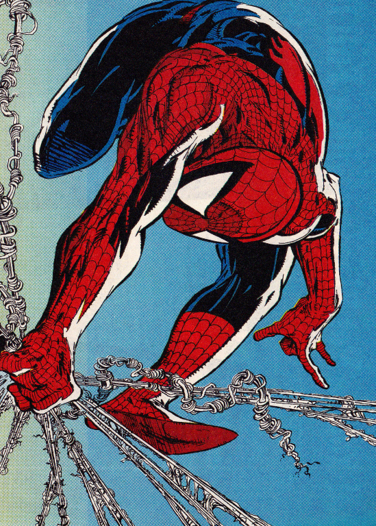 Spiderman Web Slinging Action 5401 Print Poster