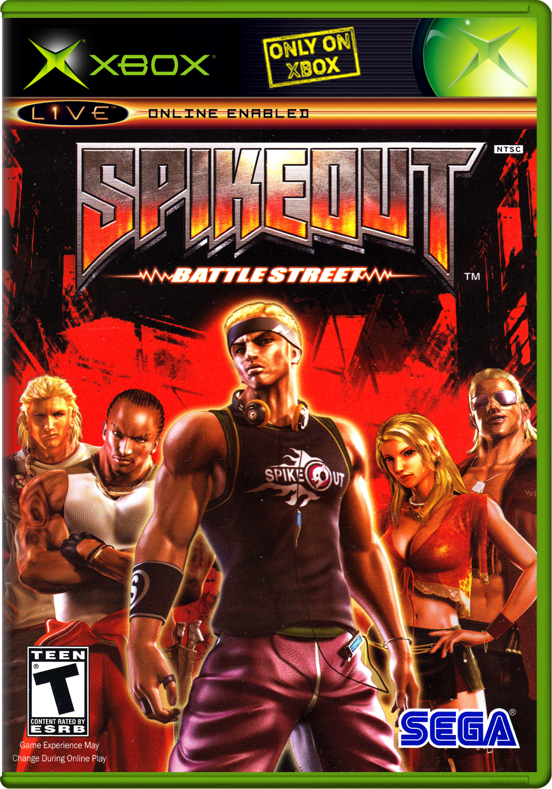 Spikeout Battle Street Xbox Print Poster