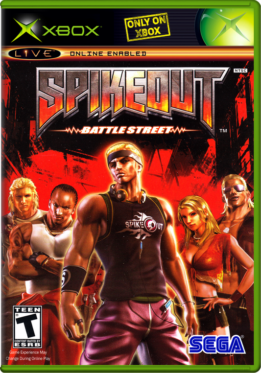 Spikeout Battle Street Xbox Print Poster