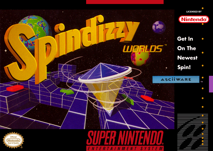 Spindizzy Worlds (Usa) Snes Print Poster