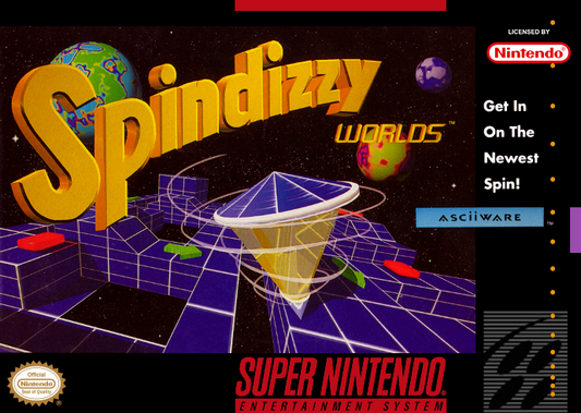 Spindizzy Worlds (Usa) Snes Print Poster