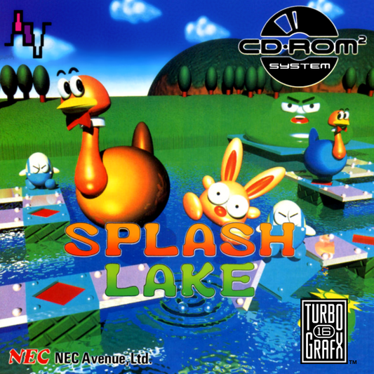 Splash Lake (Cd) Turbografx 16 Print Poster