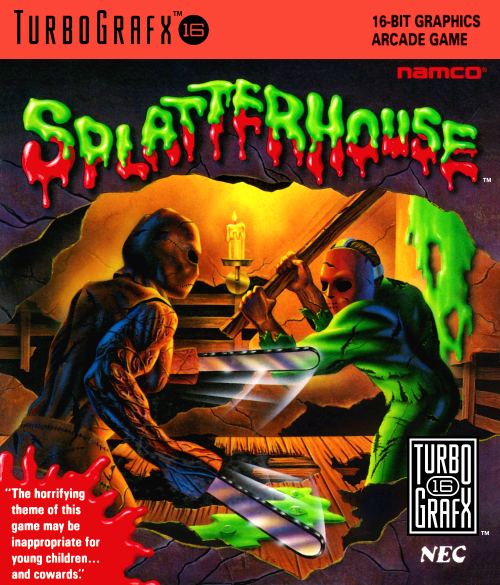 Splatterhouse Turbografx 16 Print Poster