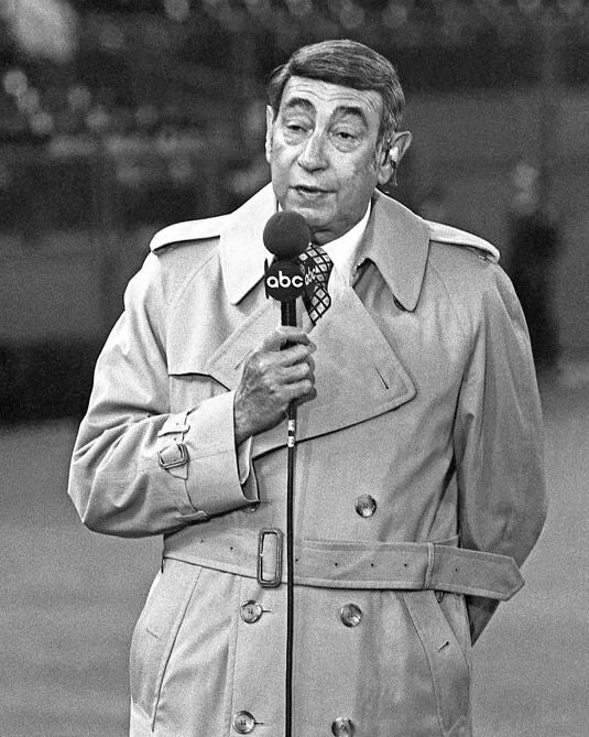 Sports Boardcaster Howard Cosell Glossy Photo Monday Night Football Poster