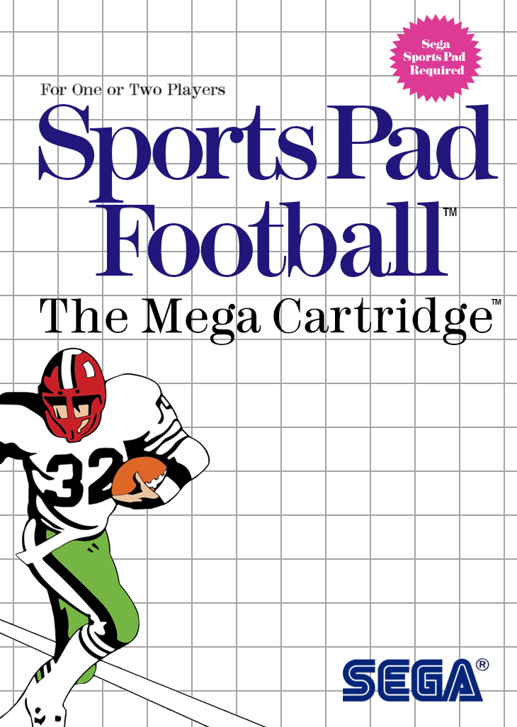 Sports Pad Football Sega Master System Print Poster