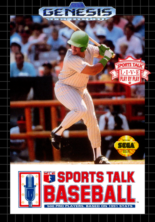 Sports Talk Baseball (Usa) Genesis Print Poster