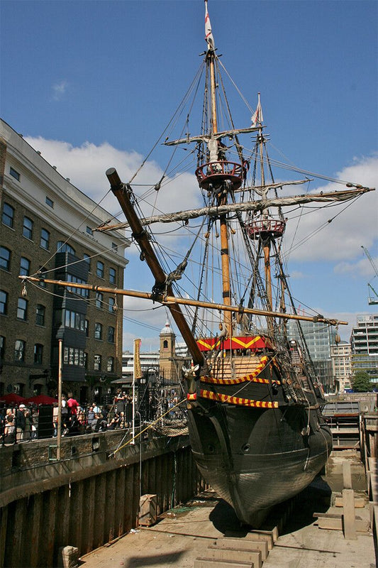 Square Rigger Sailing Ship Golden Hinde Jigsaw Puzzle