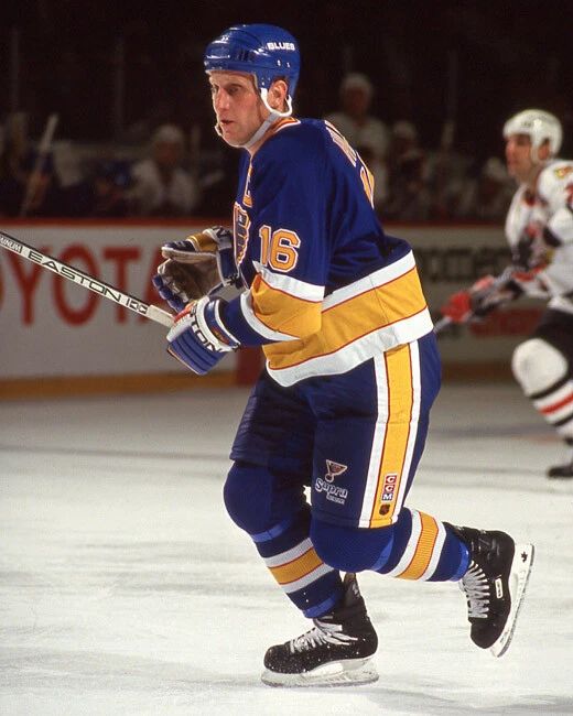 St 1. Louis Blues Brett Hull Glossy Photo Nhl Hockey Print Poster Hof 09