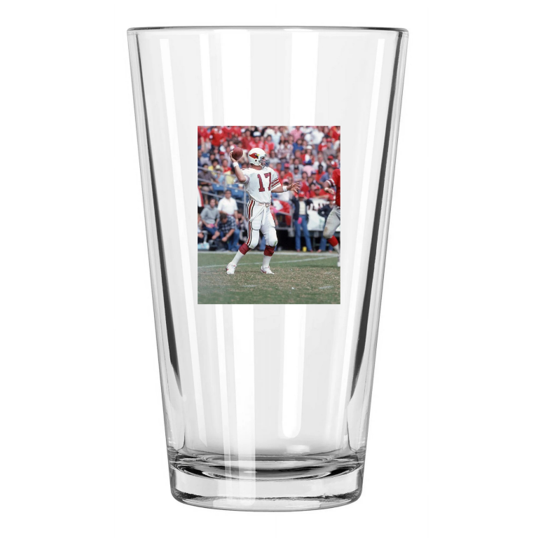 St 2. Louis Cardinals Jim Hart Photo Nfl Football Pint Beer Drinking Glass