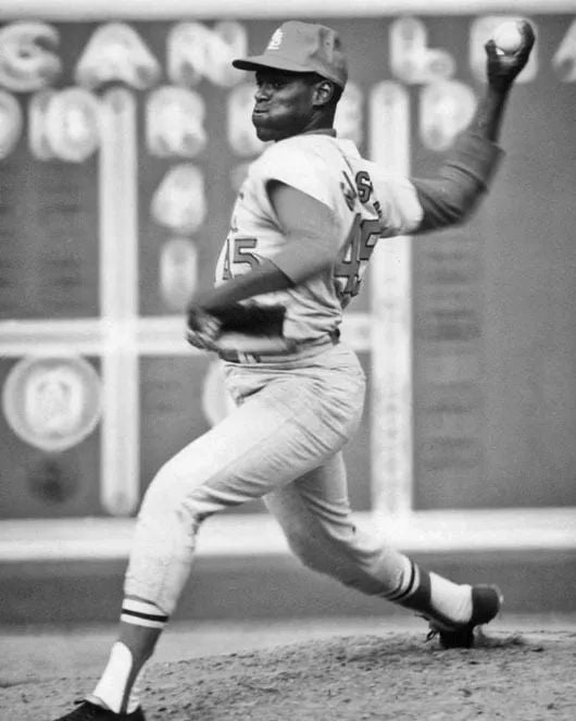 St Louis Cardinals Bob Gibson Glossy Keychain Baseball Keychain Hof 81