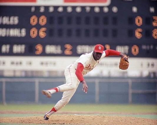 St Louis Cardinals Bob Gibson Glossy Keychain Baseball Keychain Hof 81