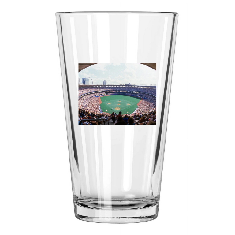 St Louis Cardinals Busch Stadium Photo Downtown 1 Pint Beer Drinking Glass