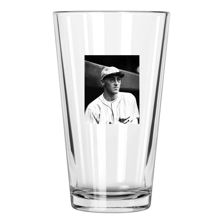 St Louis Cardinals Chick Hafey Photo Baseball Portrait Pint Beer Drinking Glass