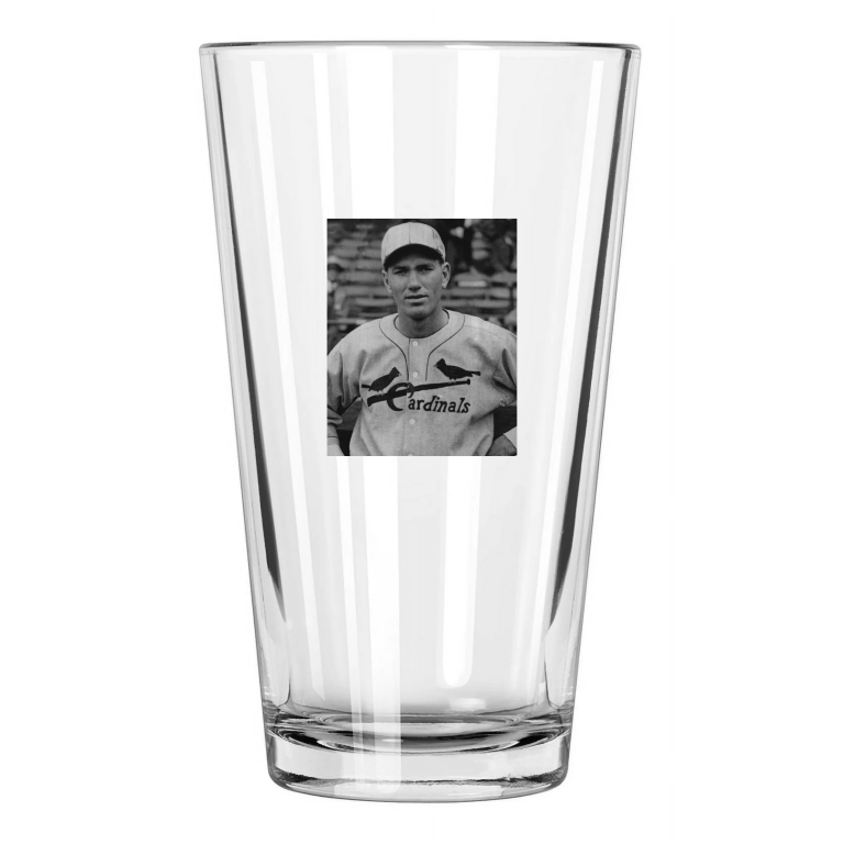 St Louis Cardinals Dizzy Dean Photo Baseball 1 Pint Beer Drinking Glass