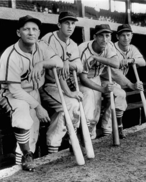 St Louis Cardinals Kurowski, Stan Musial, Lou Klein And Harry Walker Magnet