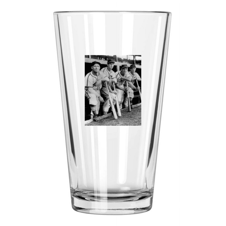 St Louis Cardinals Kurowski, Stan Musial, Lou Klein And Harry Walker Pint Glass