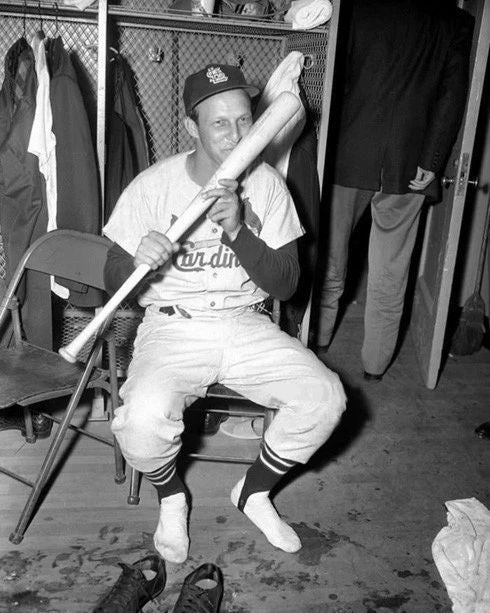 St Louis Cardinals Stan Musial Glossy Keychain 3000Th Hit Print Locker Keychain