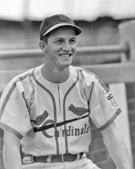 St Louis Cardinals Stan Musial Glossy Keychain Baseball Keychain Hof 69