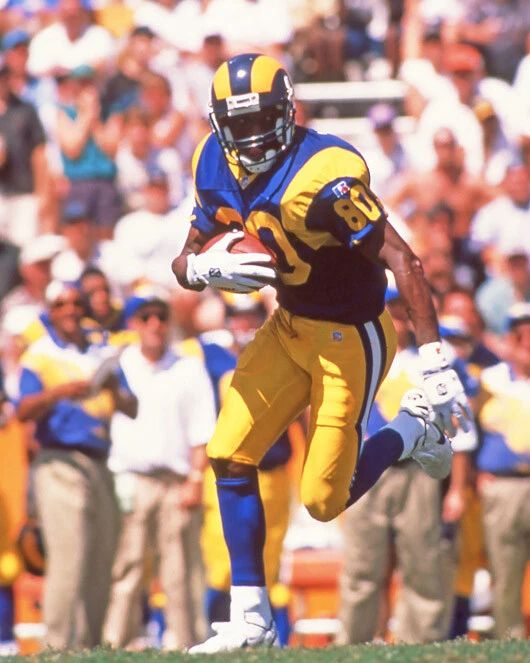 St Louis Rams Isaac Bruce Glossy Keychain Football Keychain Hof 2020