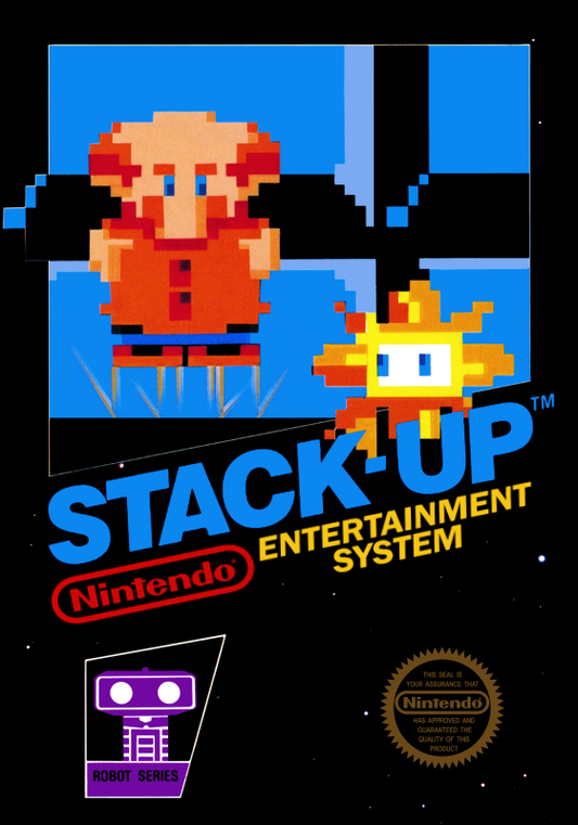 Stack Up (Usa) Nes Print Poster