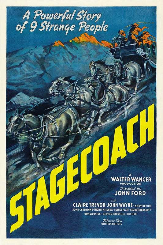 Stagecoach 1939 Movie Action Drama Western Jigsaw Puzzle