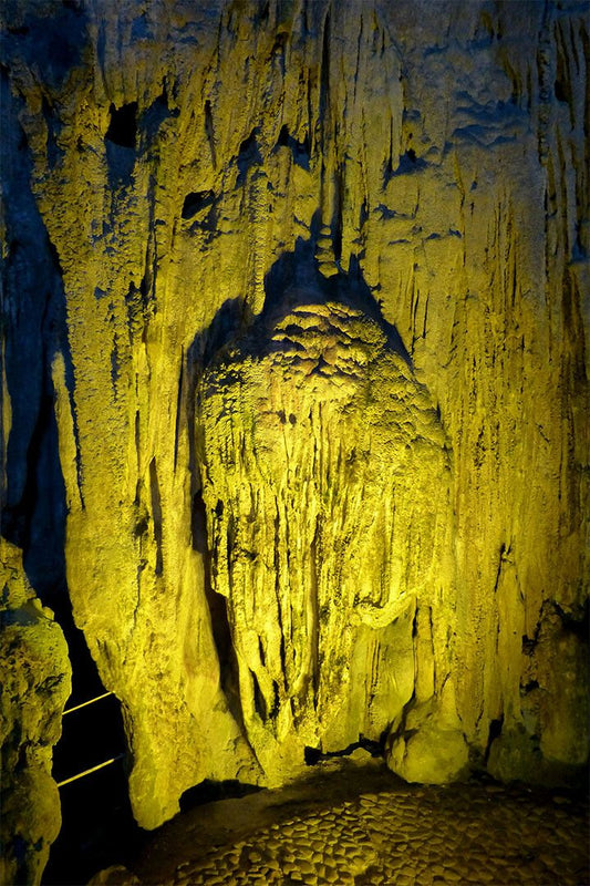 Stalagmites And Stalactites Monello Grotto Painting Jigsaw Puzzle