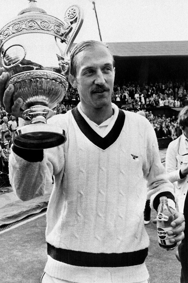 Stan Smith Holding Winners Cup Old Atlethe Print Jigsaw Puzzle