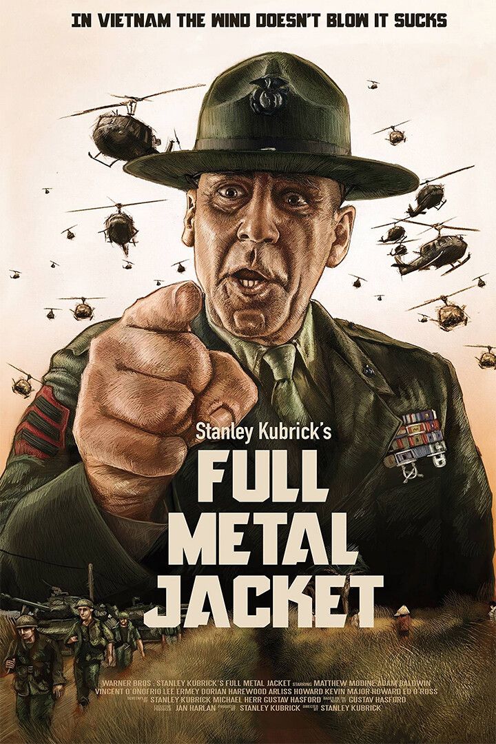 Stanley Kubrick Full Metal Jacket War Movie Art Home Decor Jigsaw Puzzle