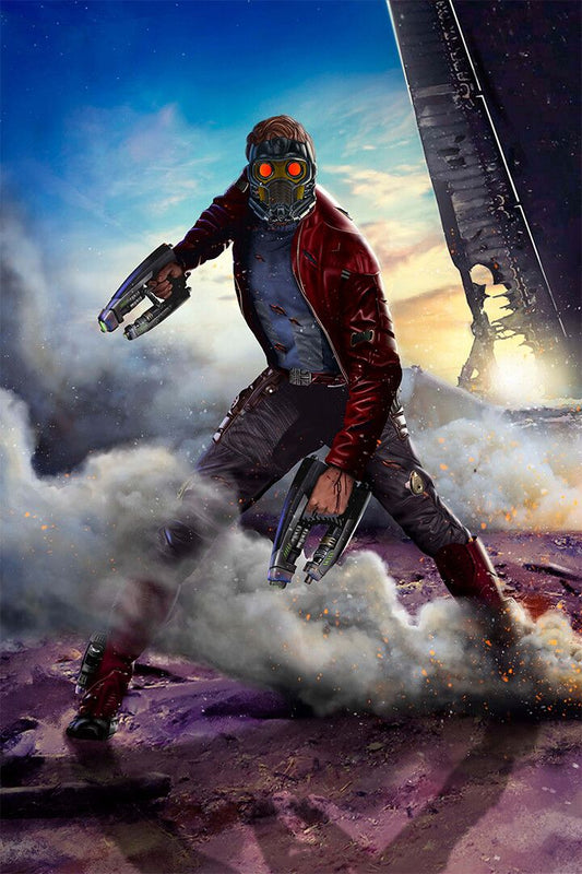 Star Lord Guardians Of The Galaxy Art Print Decor Jigsaw Puzzle