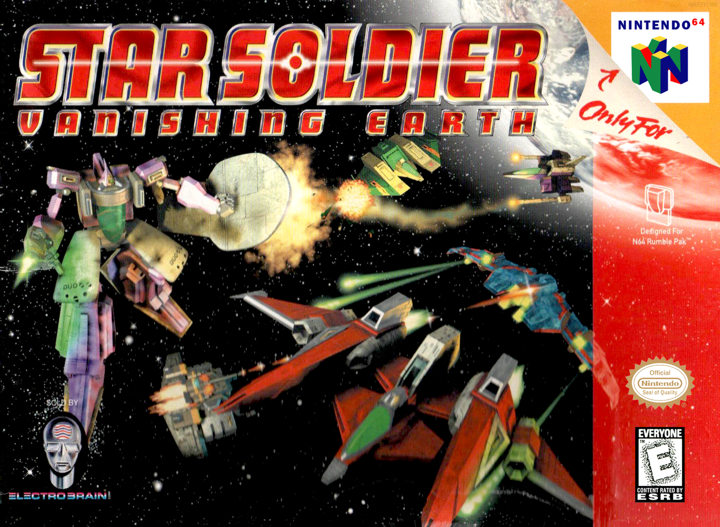 Star Soldier Vanishing Earth N64 Print Poster
