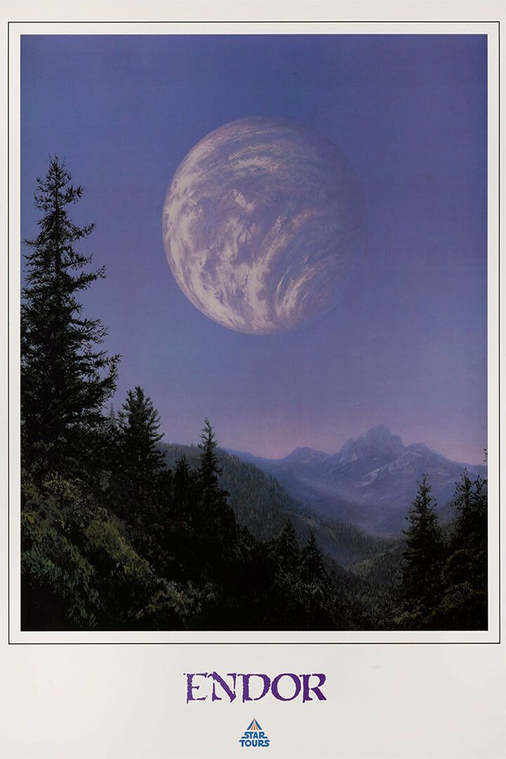 Star Tours Adventure Planets Movie Print Jigsaw Puzzle