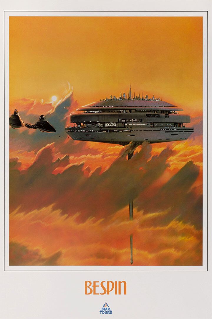 Star Tours Adventure Planets Painting Jigsaw Puzzle