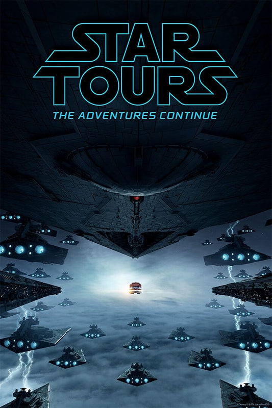 Star Tours Adventure Print Painting Wall Art Home Decor Poster