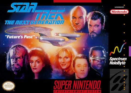 Star Trek Tng Future S Past (Usa) Snes Print Poster