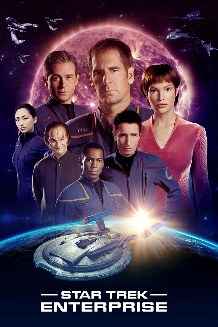 Star Trek Enterprise Space Ship Action Adventur Jigsaw Puzzle