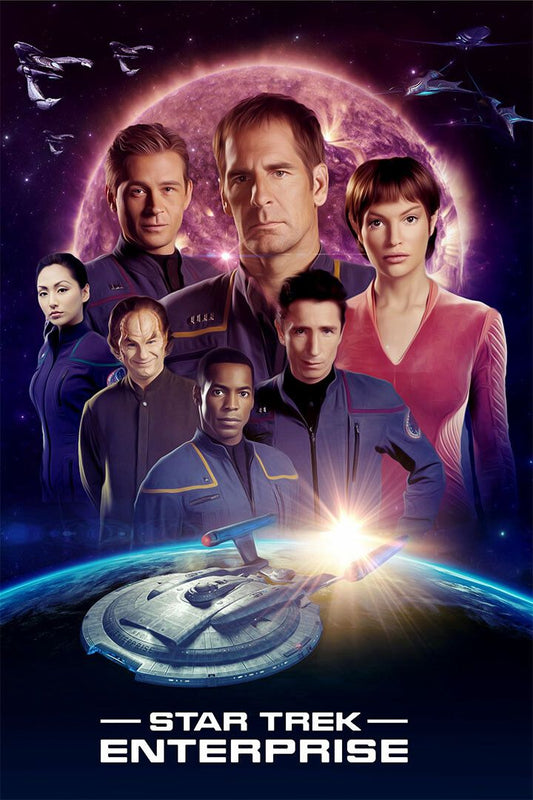 Star Trek Enterprise Space Ship Action Adventur Jigsaw Puzzle