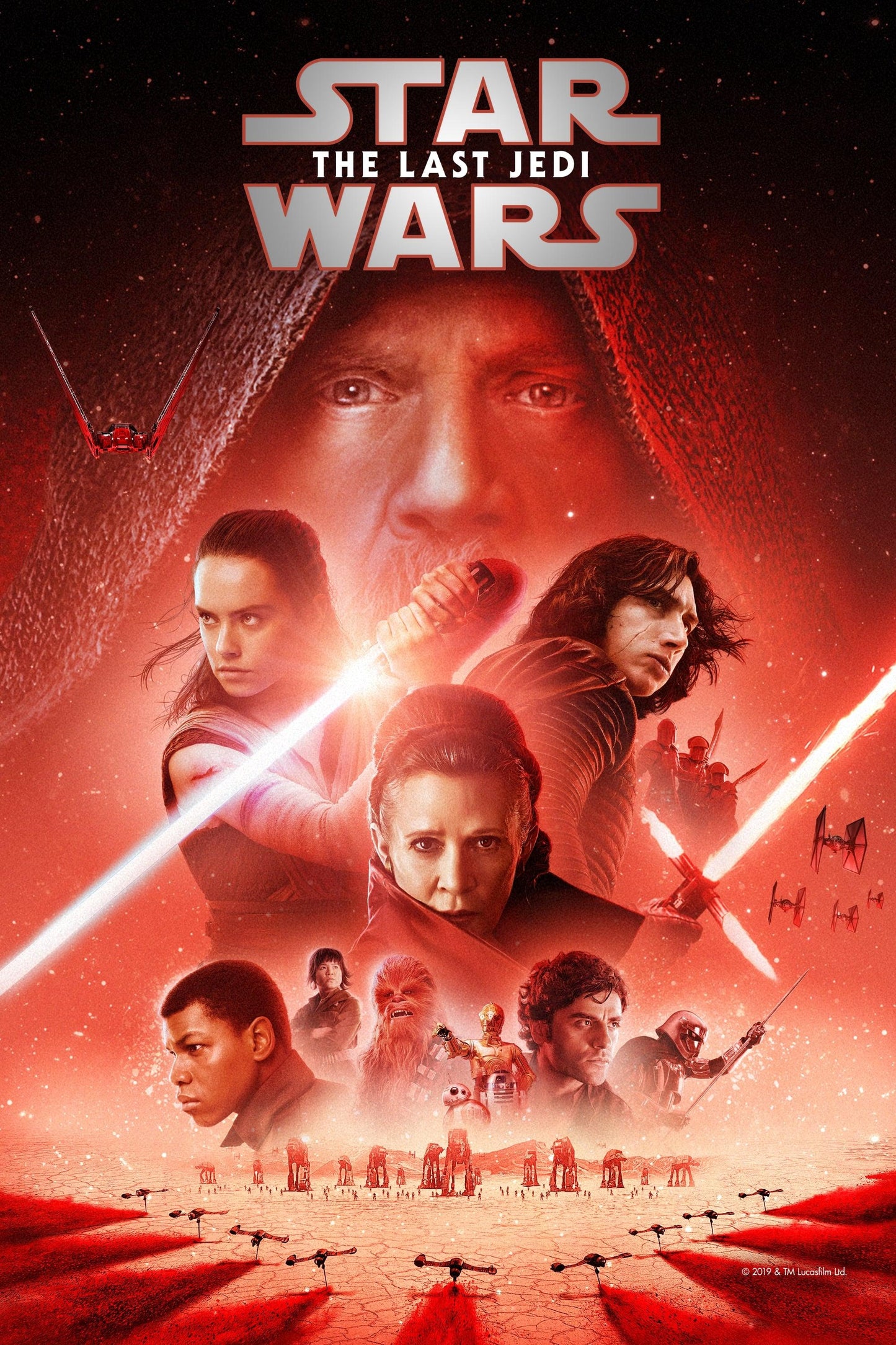 Star Wars The Last Jedi (2017) 2 Movie Magnet