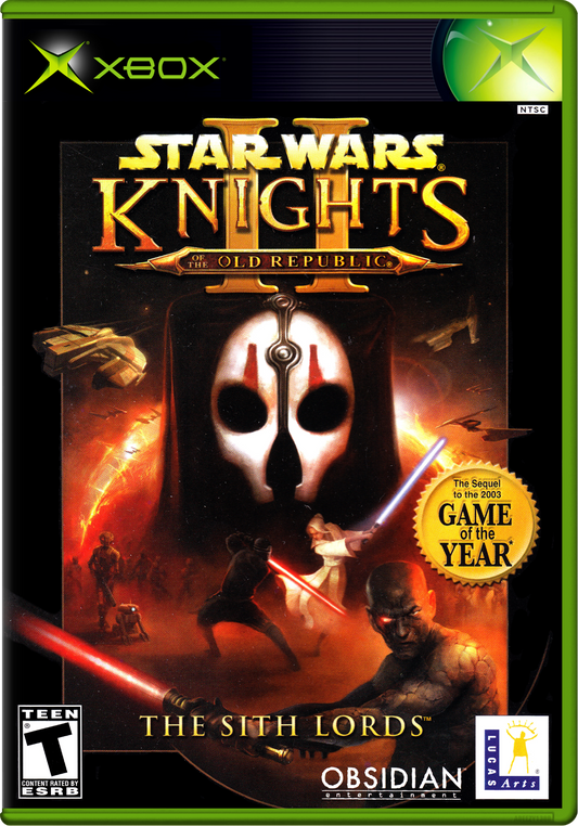 Star Wars Knights Of The Old Republic Ii The Sith Lords Xbox Print Poster