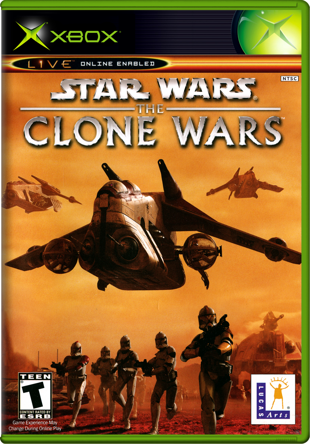 Star Wars The Clone Wars Xbox Print Poster