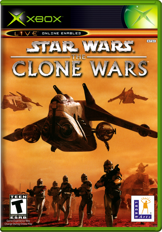 Star Wars The Clone Wars Xbox Print Poster