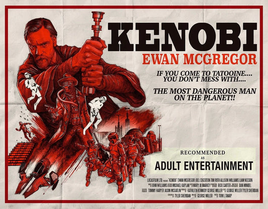 Star Wars Alternative Obi Wan Kenobi Jedi Master Posterprint