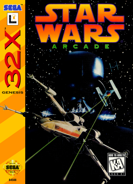 Star Wars Arcade Sega 32X Print Poster