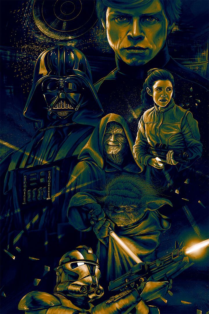 Star Wars Darth Vader Leia Luke C3Po Room Decor Jigsaw Puzzle