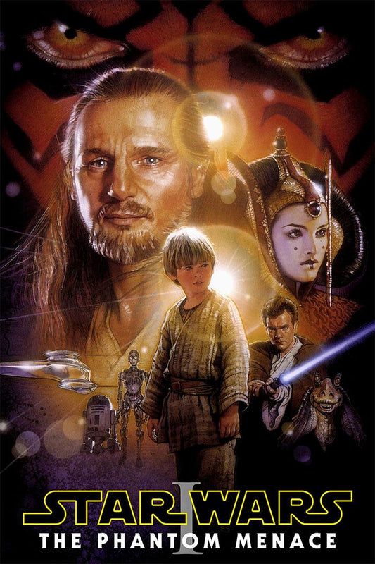 Star Wars Episode 1 Space Battle Print Painting Wall Home Decor Poster
