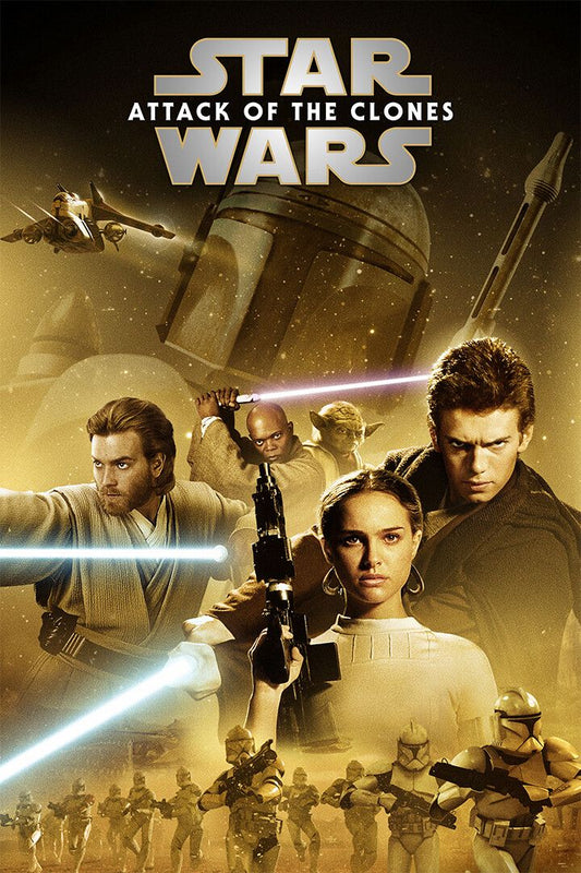 Star Wars Ii Attack Of The Clones 2002 Movie Jigsaw Puzzle