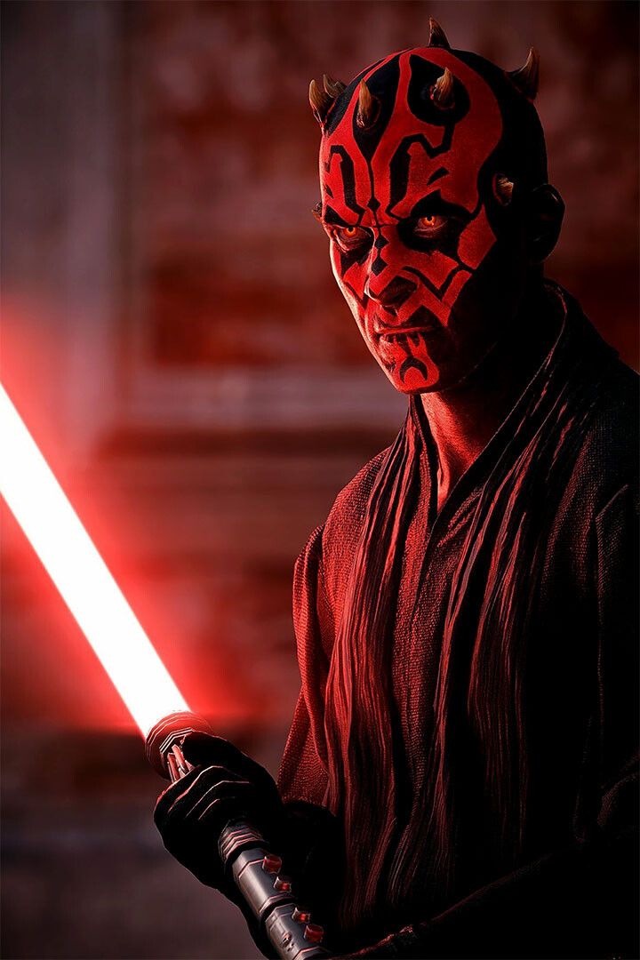 Star Wars Movie Excitement Darth Maul Print Jigsaw Puzzle